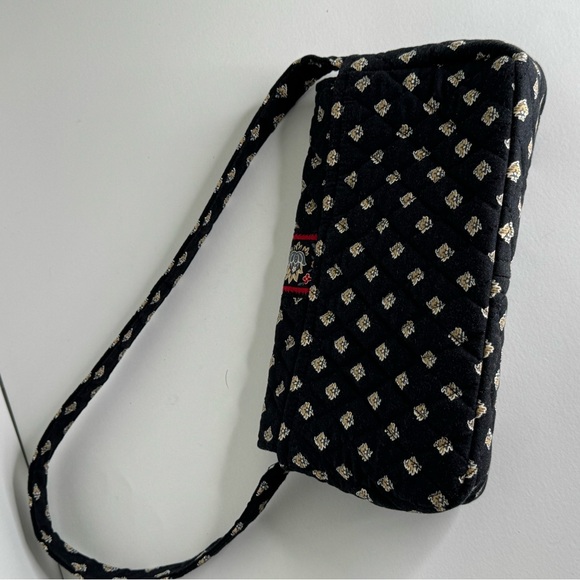 Vera Bradley Black and Red Geometric Shoulder Bag - Picture 3 of 4
